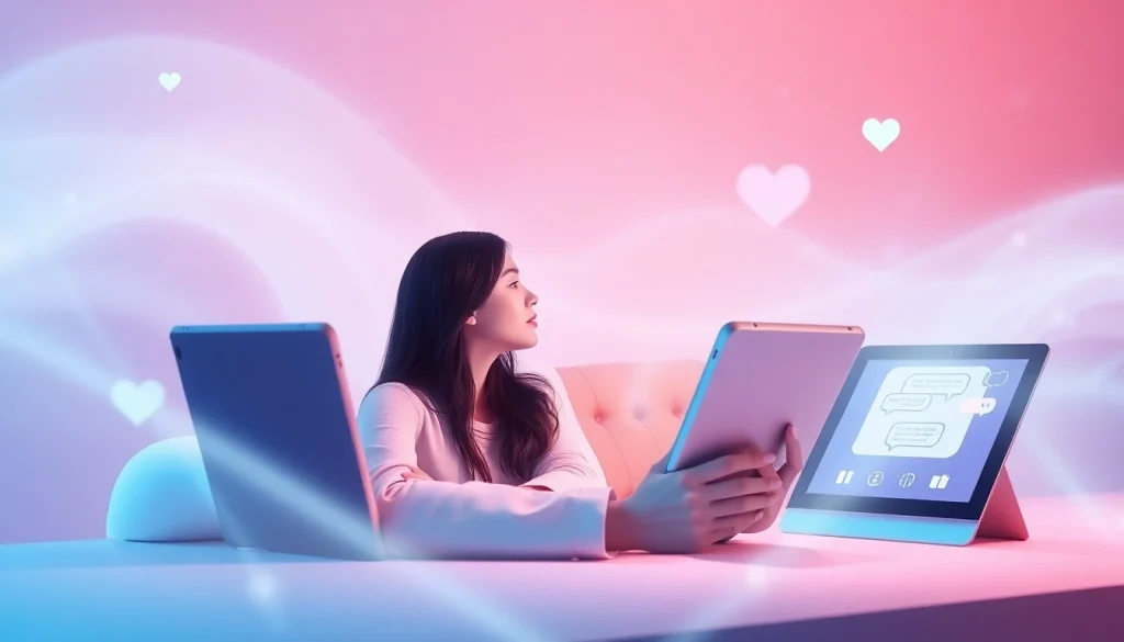 Engaging ai chat porn experience with AI characters on sleek devices.